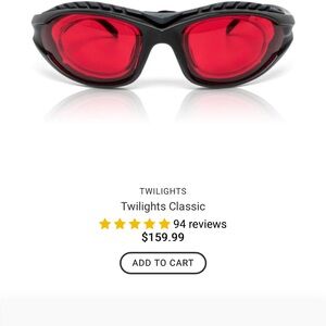 Classic Red and Black Glasses
